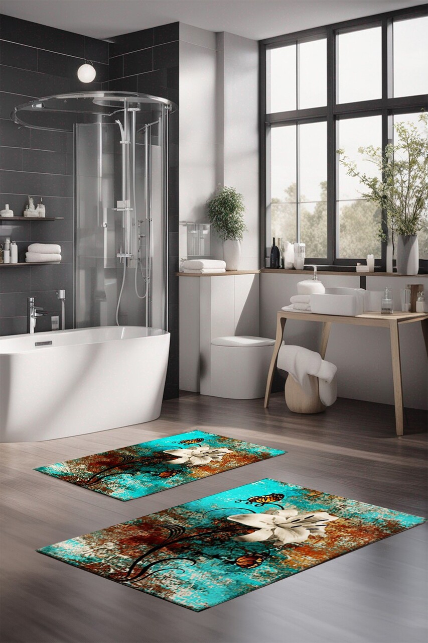 Set covorase de baie, L'essentiel Maison, CT-5384, Multicolor - imagine 4